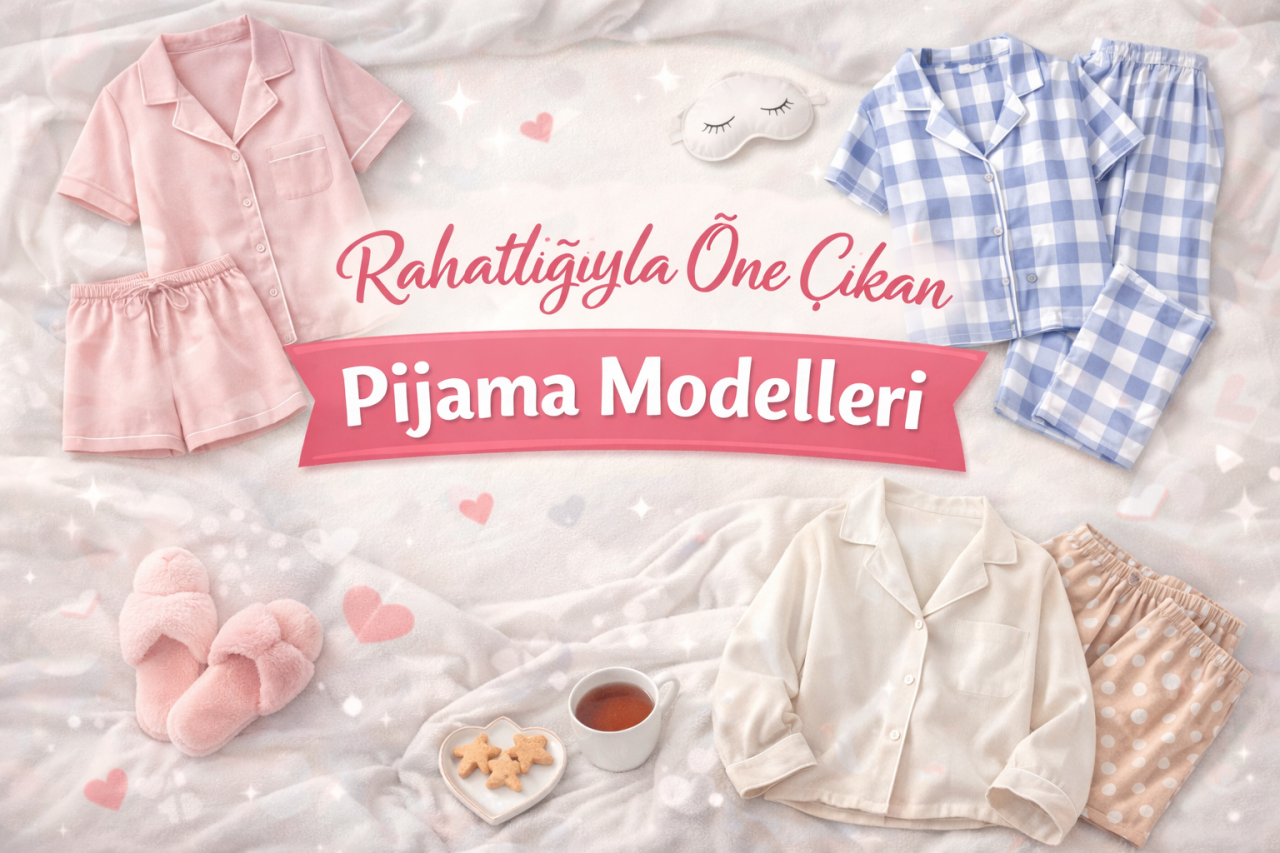 Rahatlığıyla Öne Çıkan Pijama Modelleri