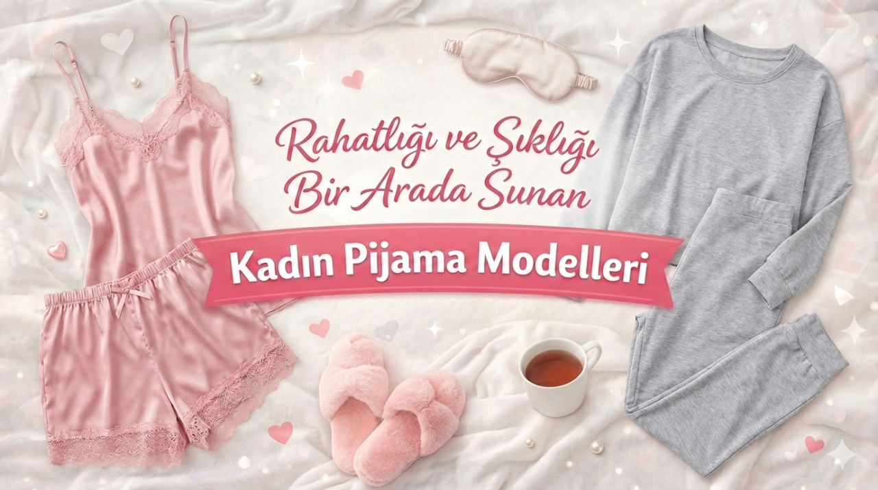 Rahatlığı ve Şıklığı Bir Arada Sunan Kadın Pijama Modelleri