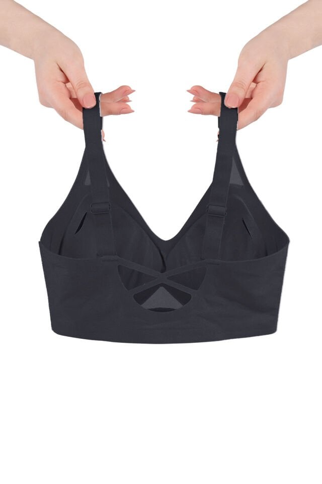 Balensiz Push Up Dikişsiz Çıkarılabilir Pedli Nefes Alan Sporcu Sütyen