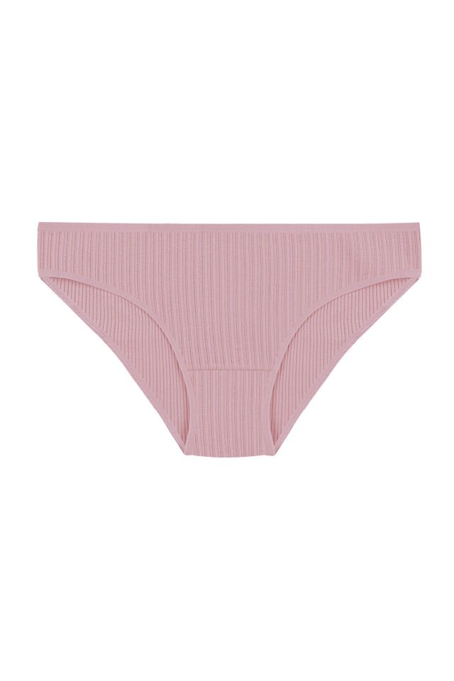 Kadın 7'li Ajur Slip Siyah - Beyaz - S -  M