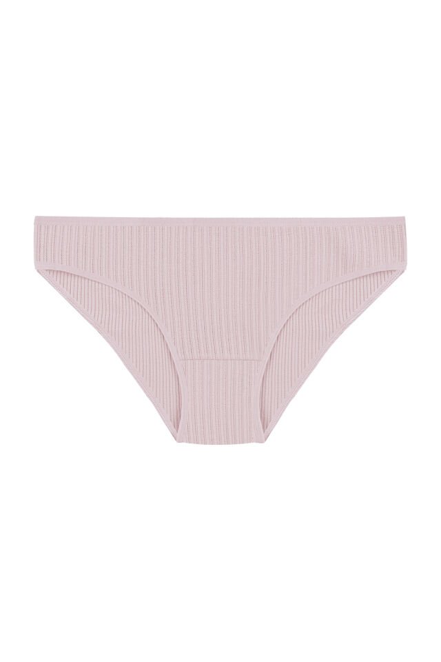 Kadın 7'li Ajur Slip Siyah - Beyaz - L  - XL