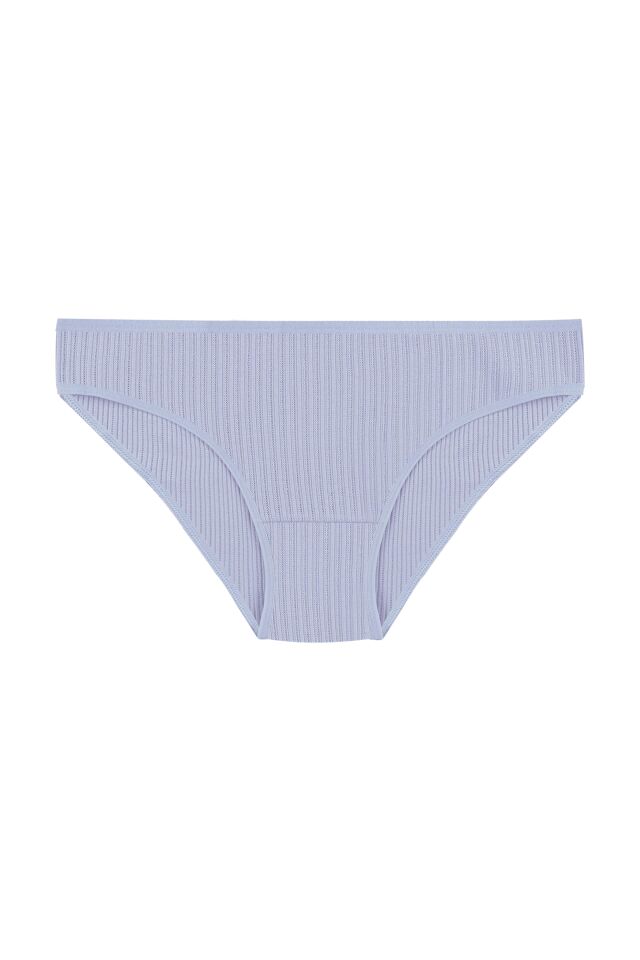 Kadın 7'li Ajur Slip Mavi -  Pembe - S -  M