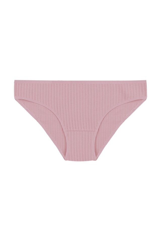 Kadın 7'li Ajur Slip Mavi -  Pembe - S -  M