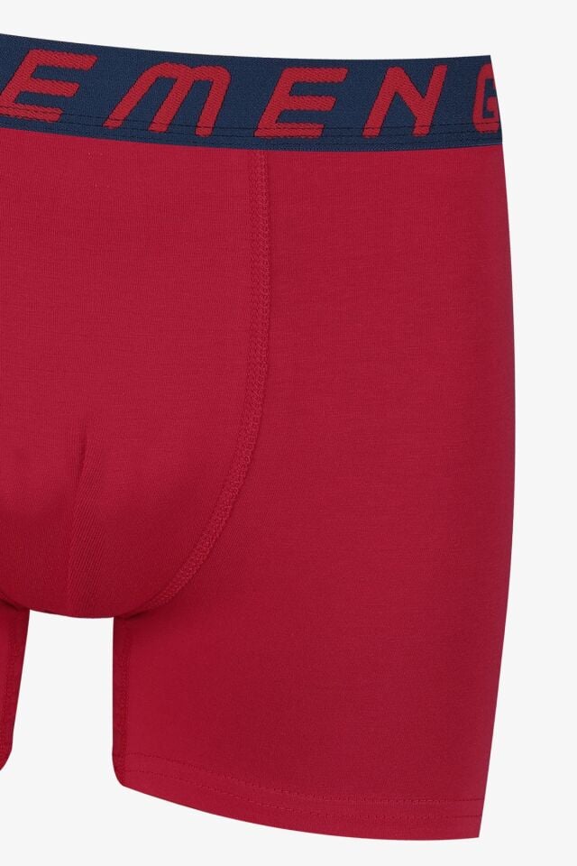 Erkek Tekli Desenli Pamuklu Boxer