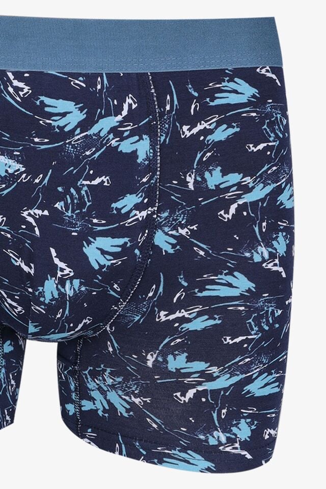 Erkek Tekli Desenli Pamuklu Boxer