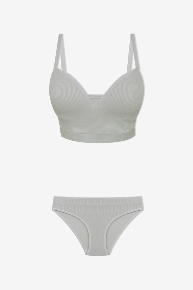 Kadın Fitilli Yarım Dolgulu Sütyen Takım