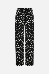 Kadın İp Askılı Viskon Benek Desenli Pijama Takımı