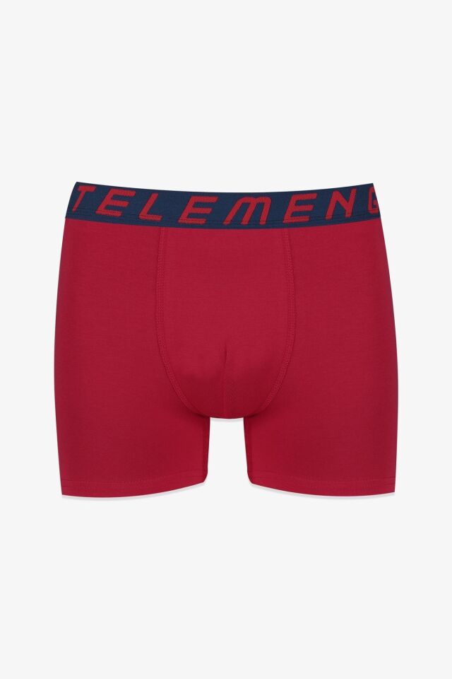 Erkek 3'lü Pamuklu Likralı Boxer