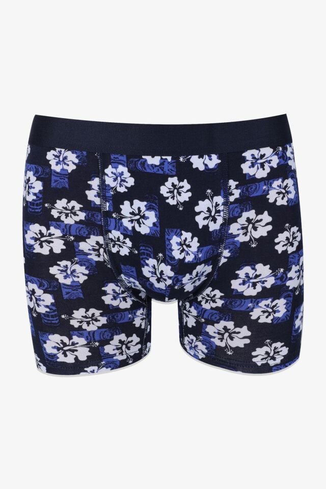 Erkek 3'lü Pamuklu Likralı Boxer KO9003BX-16 - M - KO9003BX-16 - M