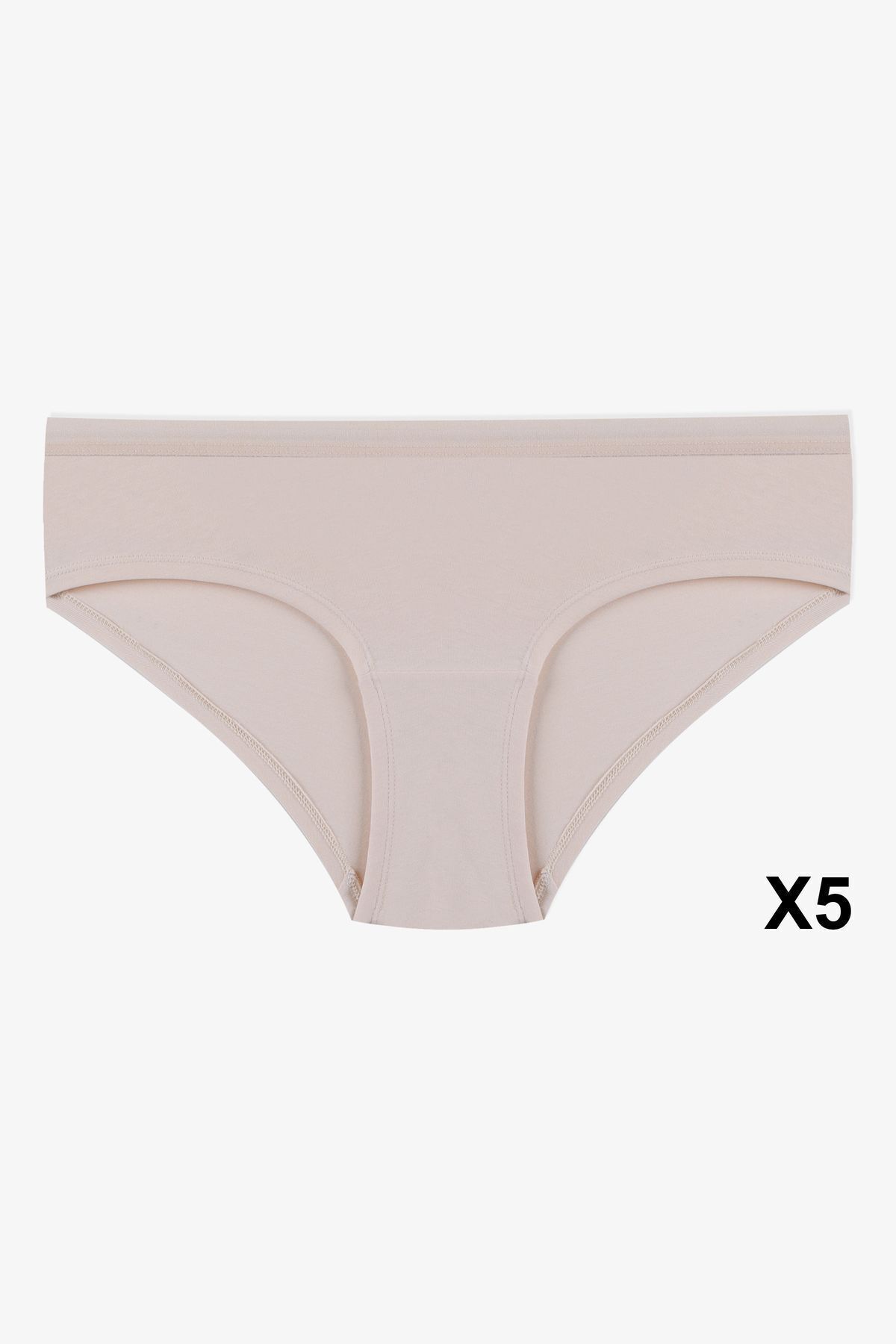 Kadın Pamuklu 5'li Basic Hipster Külot KO6000KTL-1 Ten - XL - KO6000KTL-1 Ten - XL