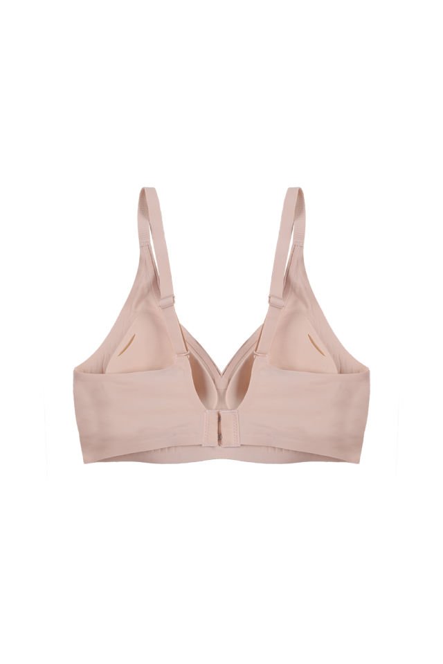 Balensiz Lazer Dikişsiz Kaplı Dekolteli Büstiyer Sütyen