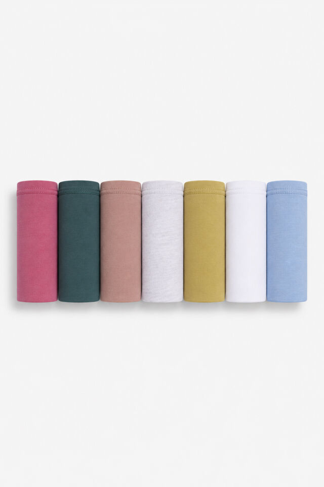 Kadın 7'li Likralı Külot KO1007KTL-9 - XL