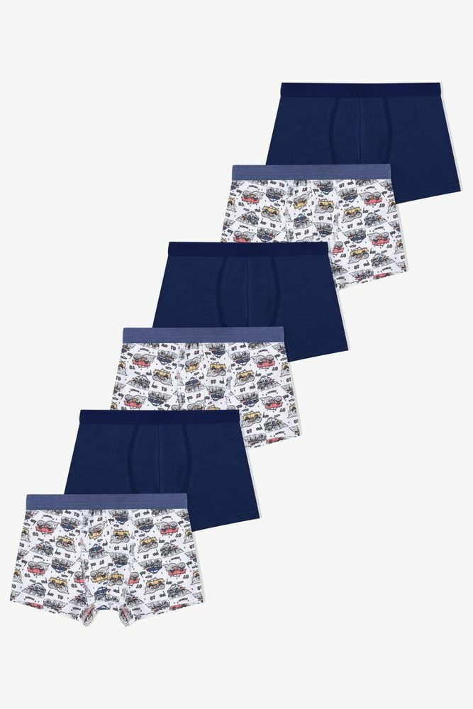 Erkek Çocuk 6'lı Pamuklu Boxer
