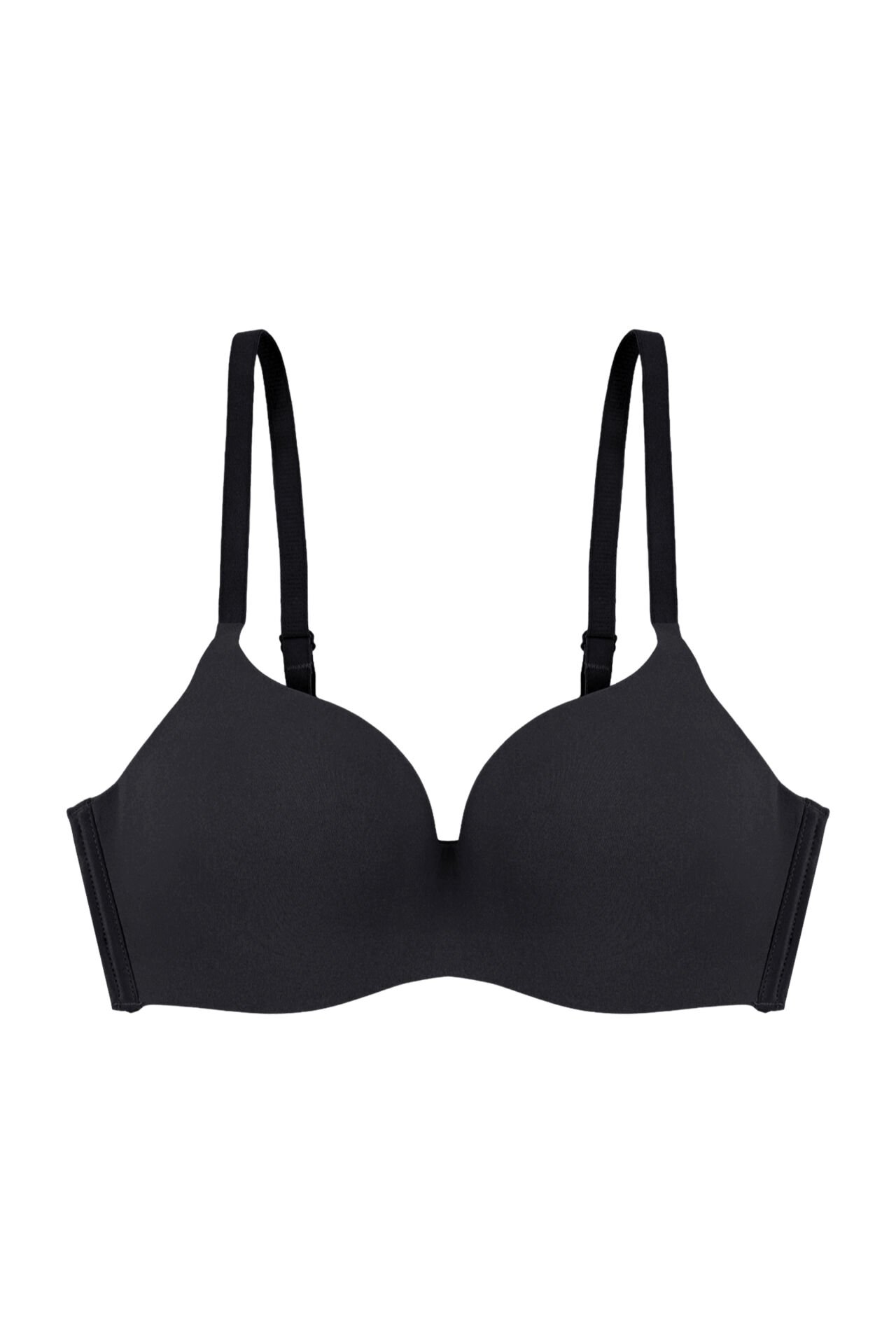 Balensiz Lazer Dikişsiz Destekli Sütyen Siyah - 75B