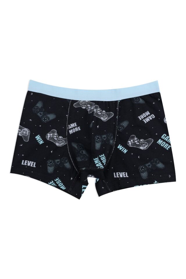 Erkek Çocuk Pamuklu Uzay Baskılı 3'lü Boxer 3053-16 - 9-11 Yaş - 3053-16 - 9-11 Yaş