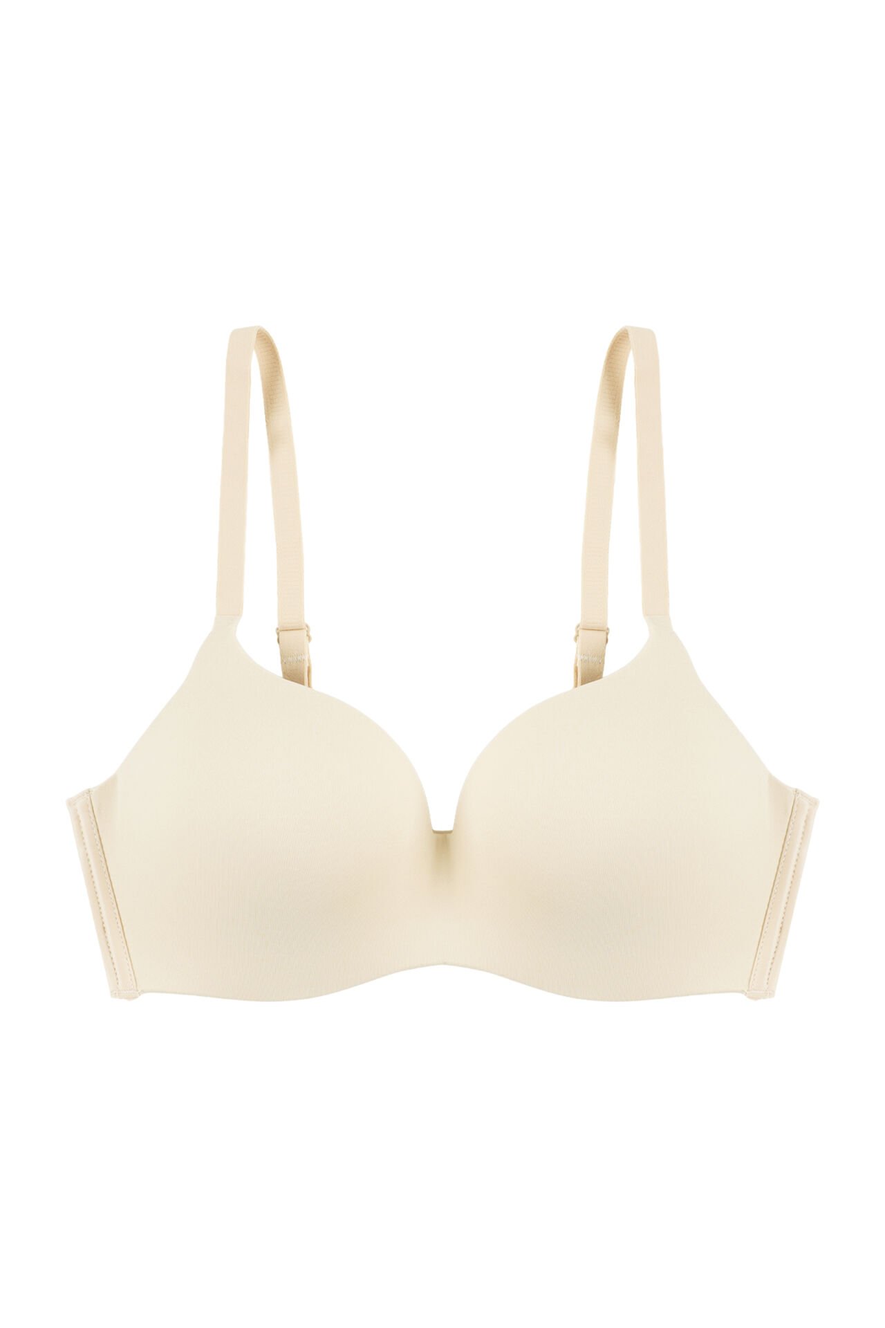 Balensiz Lazer Dikişsiz Destekli Sütyen 90B - Ekru