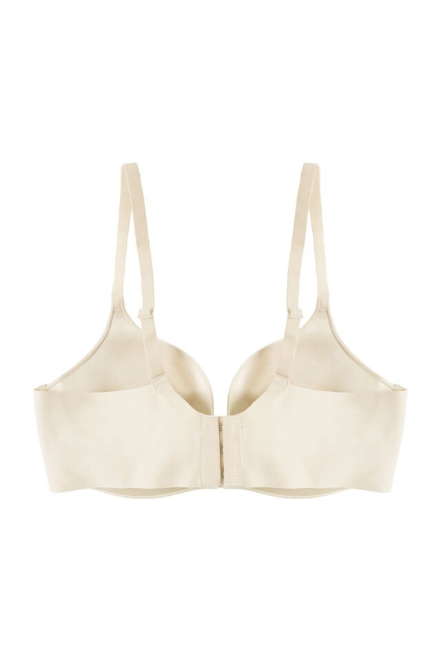 Balensiz Lazer Dikişsiz Destekli Sütyen 90B - Ekru