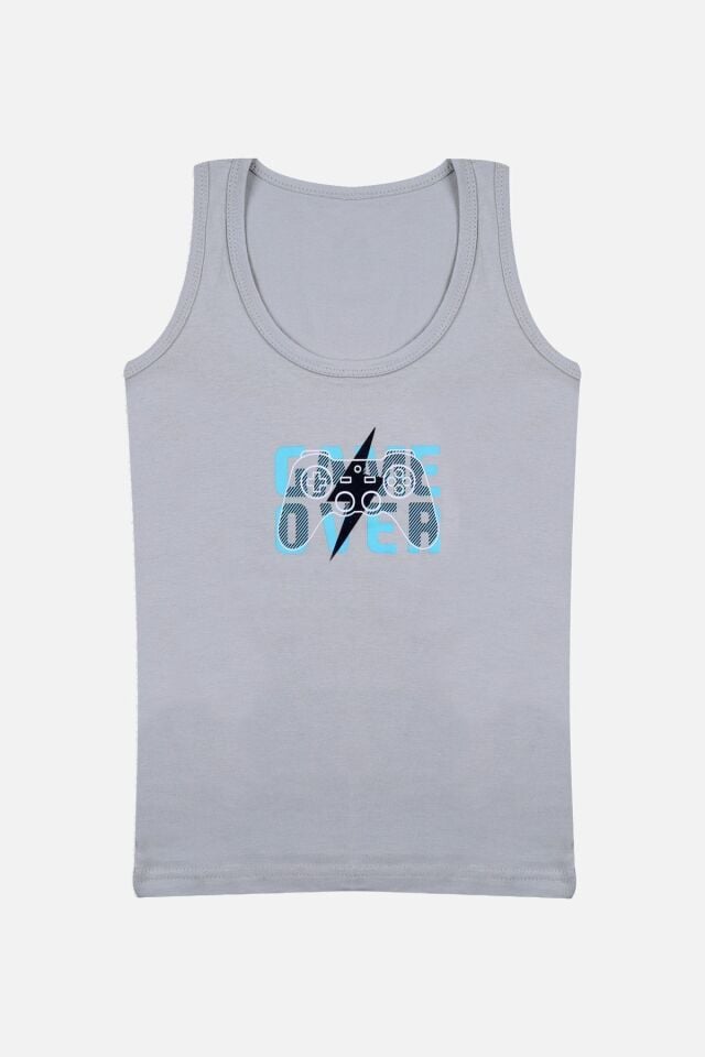 Erkek Çocuk 3'lü Tilki Desenli Atlet 3056-14 - 9-11 Yaş - 3056-14 - 9-11 Yaş