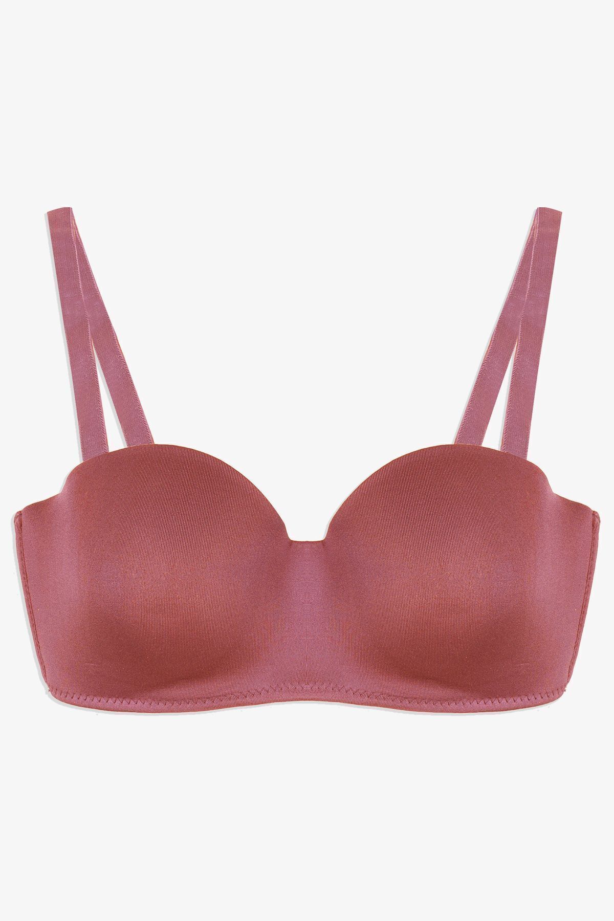 Kadın Dolgusuz Mikro Straplez Sütyen Yavruağzı