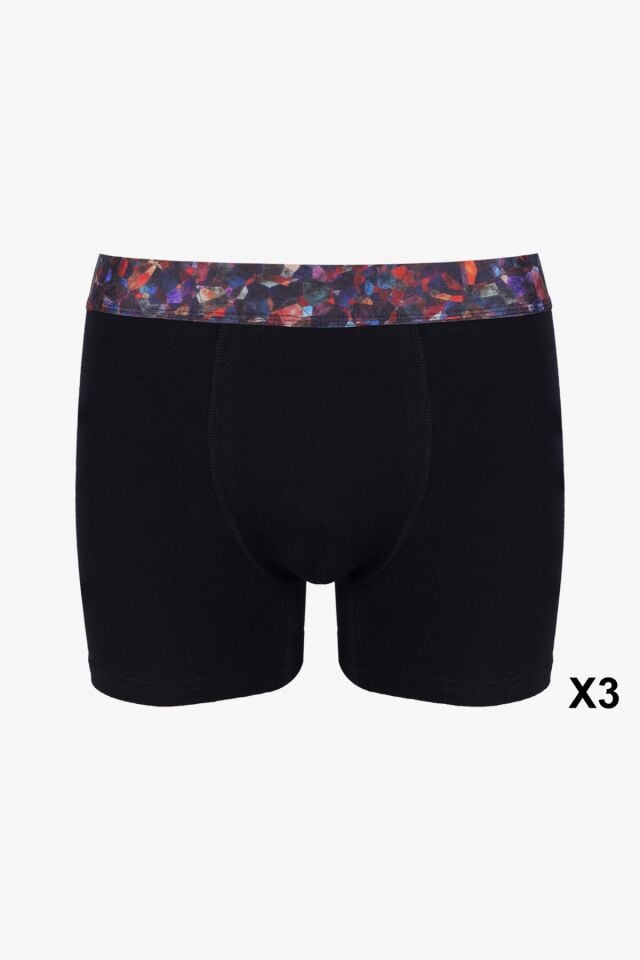 Erkek 6'lı Pamuklu Likralı Boxer KO9003BX-34 - XL