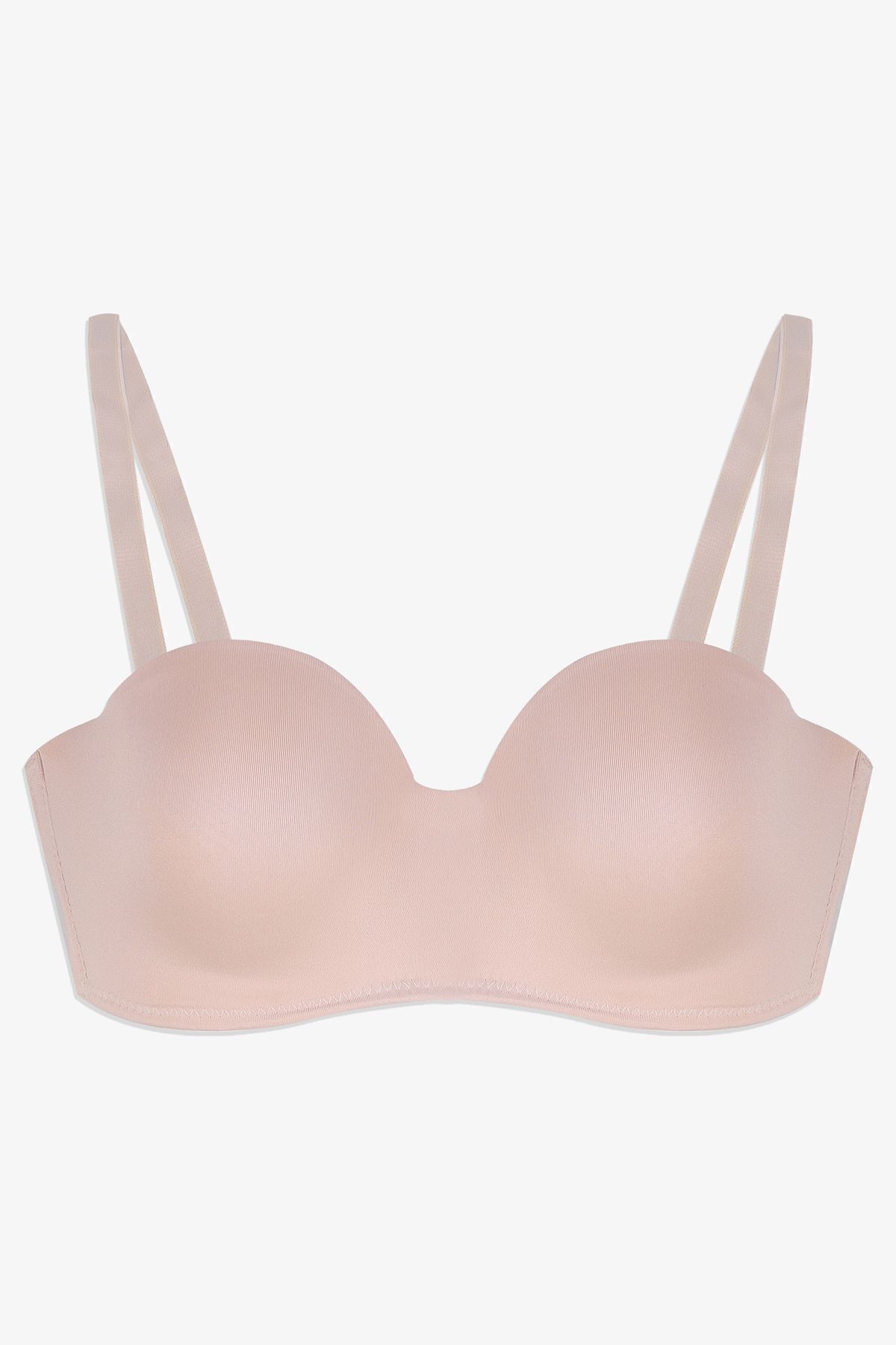 Kadın Dolgusuz Mikro Straplez Sütyen Ten