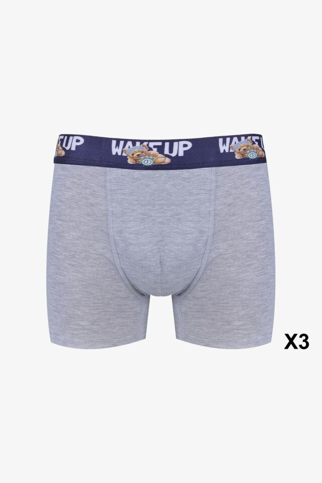 Erkek 6'lı Pamuklu Likralı Boxer KO9003BX-35 - L