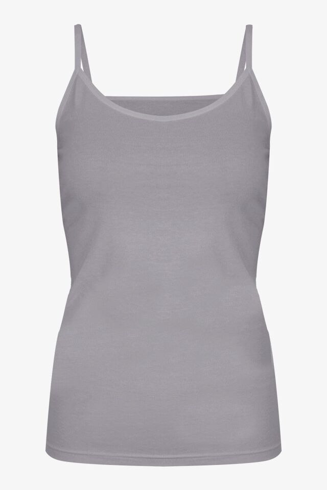 Kadın 2'li Pamuklu Basic İp Askılı Atlet