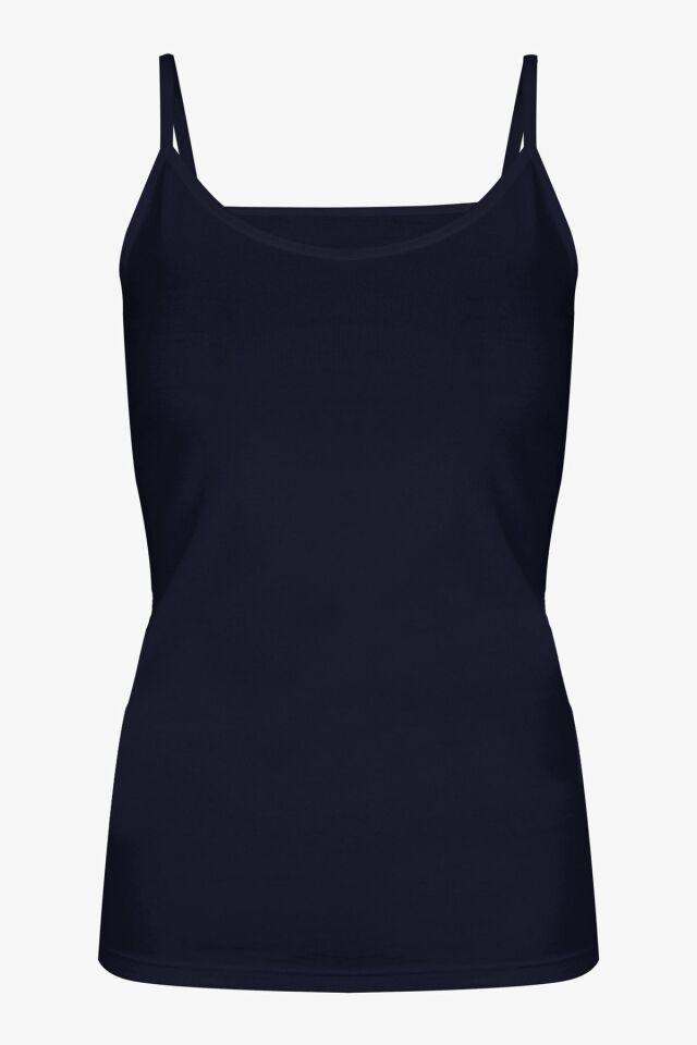 Kadın 2'li Pamuklu Basic İp Askılı Atlet