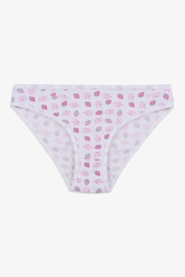 Kadın 5'li Desenli Pamuklu Likralı Külot 11090-170 - S/M - 11090-170 - S/M