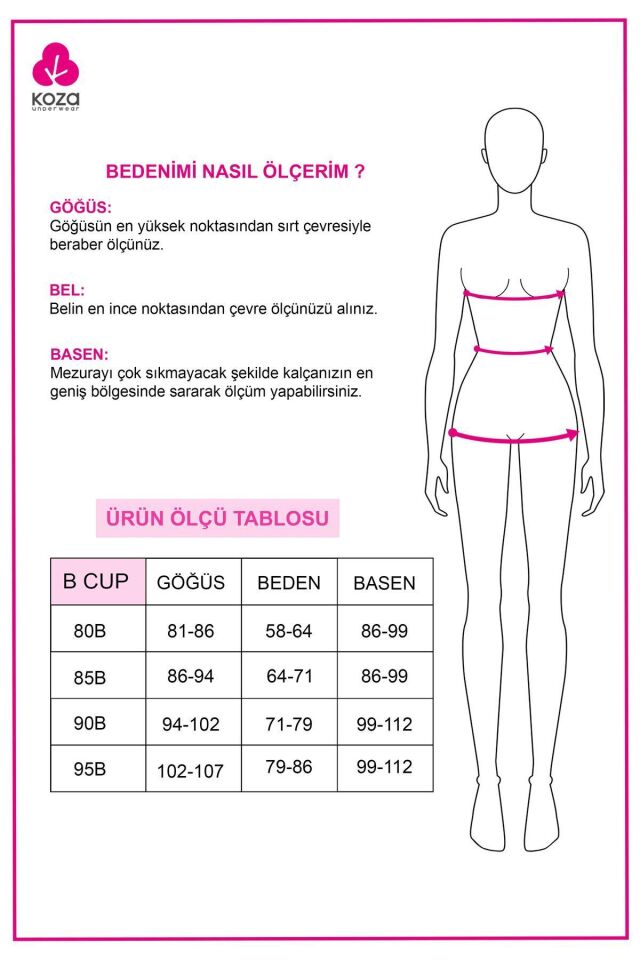 Kadın Brodeli Tüllü Dantelli Sütyen Takım Gök Mavi - 95B