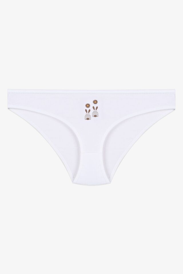 Çocuk 6'lı Desenli Pamuklu Likralı Külot Çok Renkli - 5-7 Yaş