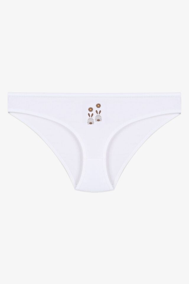 Çocuk 6'lı Desenli Pamuklu Likralı Külot Çok Renkli - 5-7 Yaş