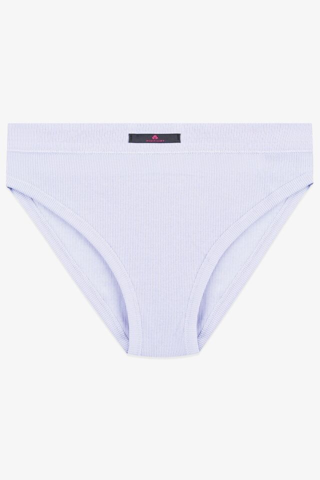 Kadın 3'lü Biyeli Kaşkorse Basic Külot 20895 siyah-ekru-vizon - S/M