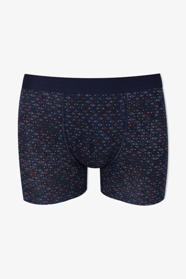 Erkek 2'li Pamuklu Likralı Boxer