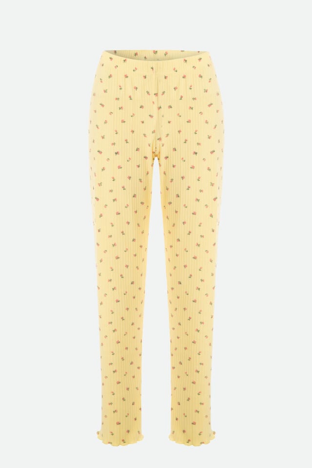 Kadın Kare Dantel Yaka Baby Overloklu Fiyonk Detaylı Pijama Takımı XL
