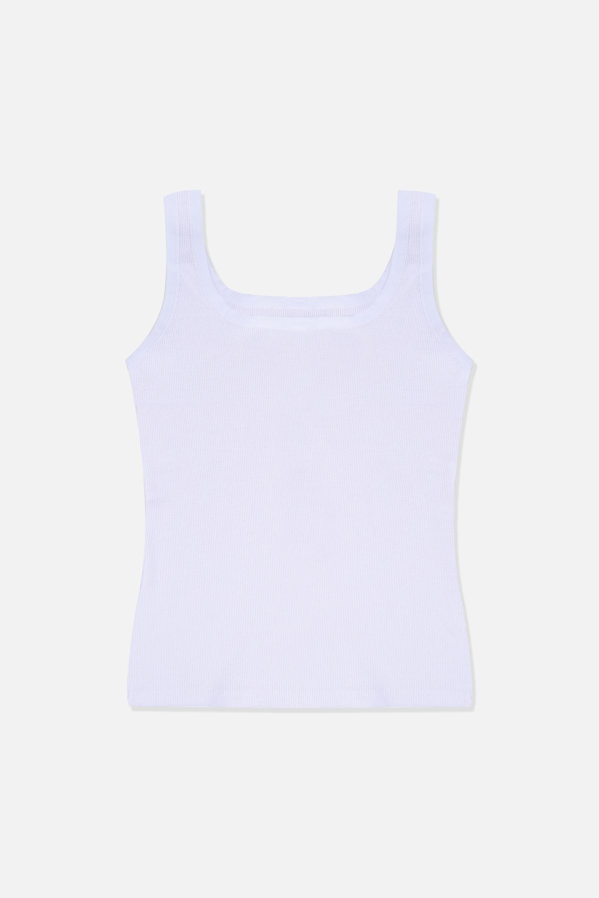 Kadın 2'li Kalın Askılı Kaşkorse Atlet Tenbeyaz - L/XL - Tenbeyaz - L/XL