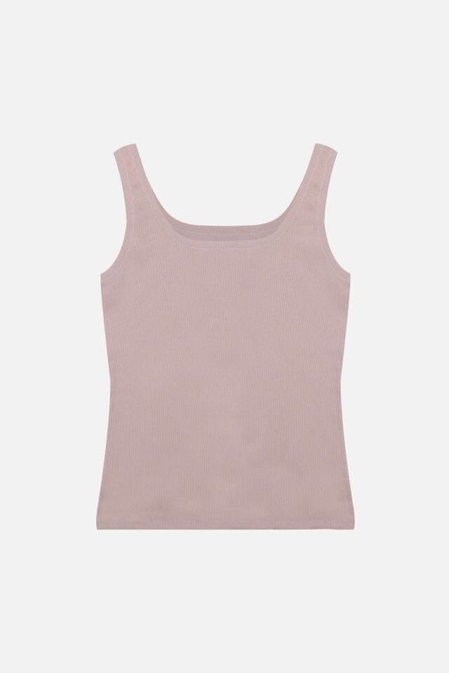 Kadın 2'li Kalın Askılı Kaşkorse Atlet Tenbeyaz - L/XL - Tenbeyaz - L/XL