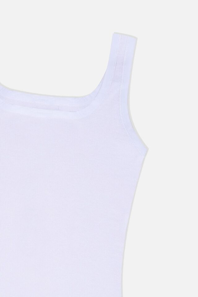 Kadın 2'li Kalın Askılı Kaşkorse Atlet Tenbeyaz - L/XL - Tenbeyaz - L/XL