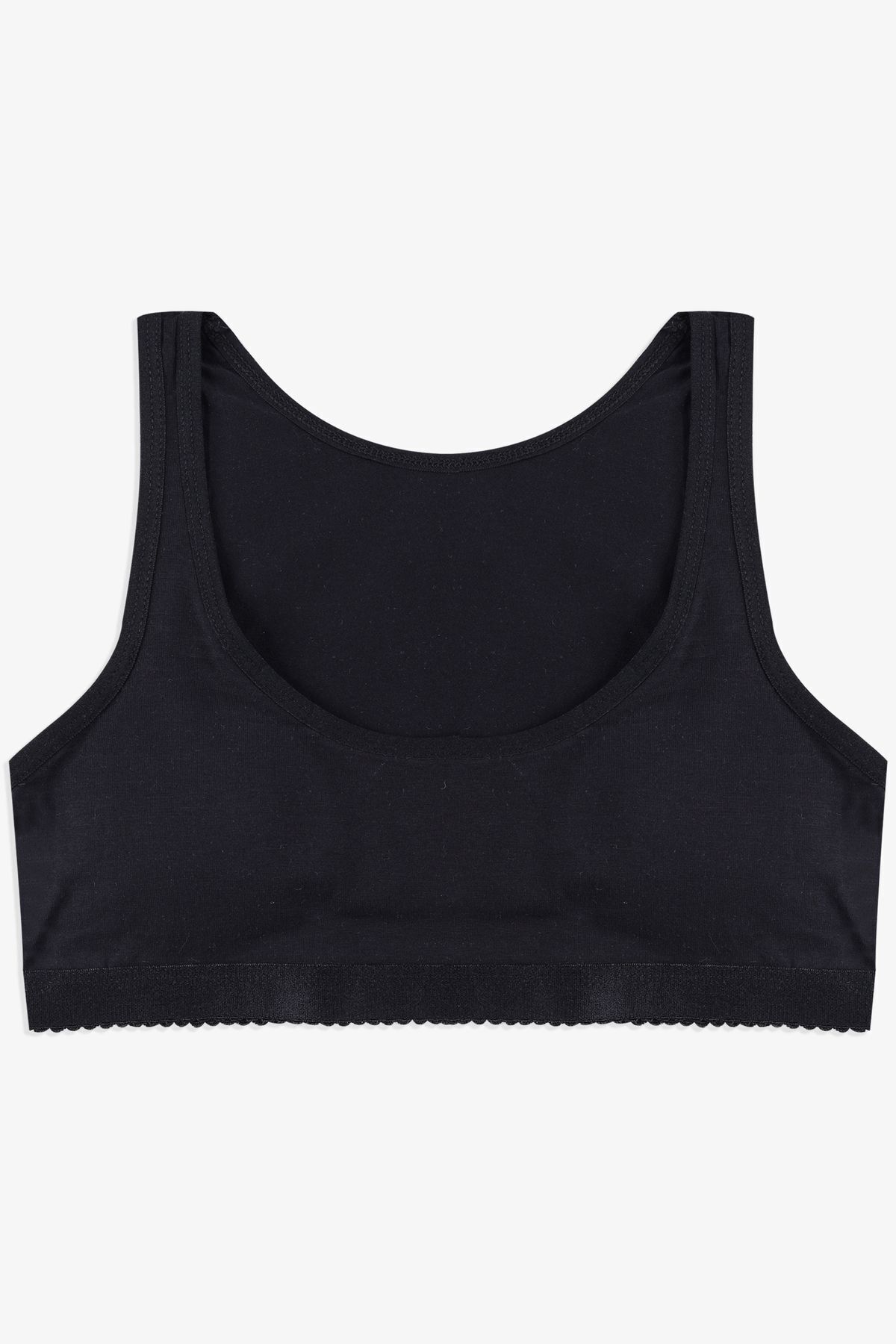 Kadın Kalın Askılı Kaplı Pamuklu Sporcu Büstiyer