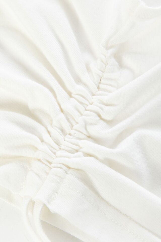 Kadın Yan Bağcık Detaylı Pamuklu Crop Şort Pijama Takımı KO7202Ş-2 Pembe Kalp - M