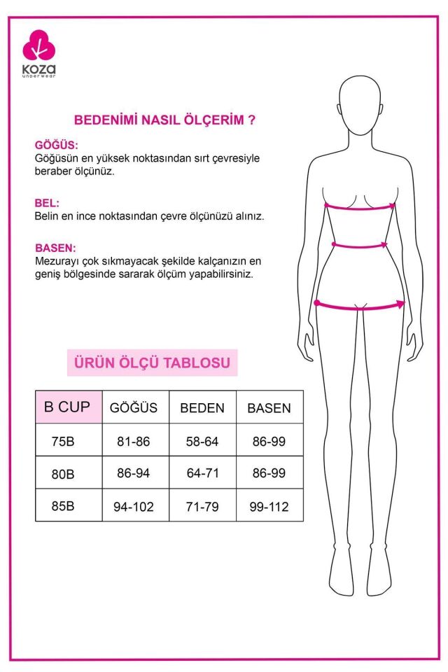 Kadın Saçaklı Dantelli Desenli Sütyen Takım Çok Renkli - 85B