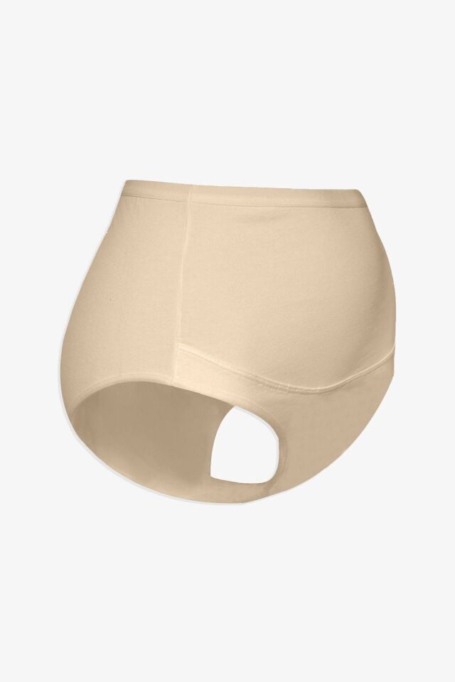 Kadın 3'lü Toparlayıcı Pamuklu Hamile Külodu Tenbeyazsiyah - L - Tenbeyazsiyah - L