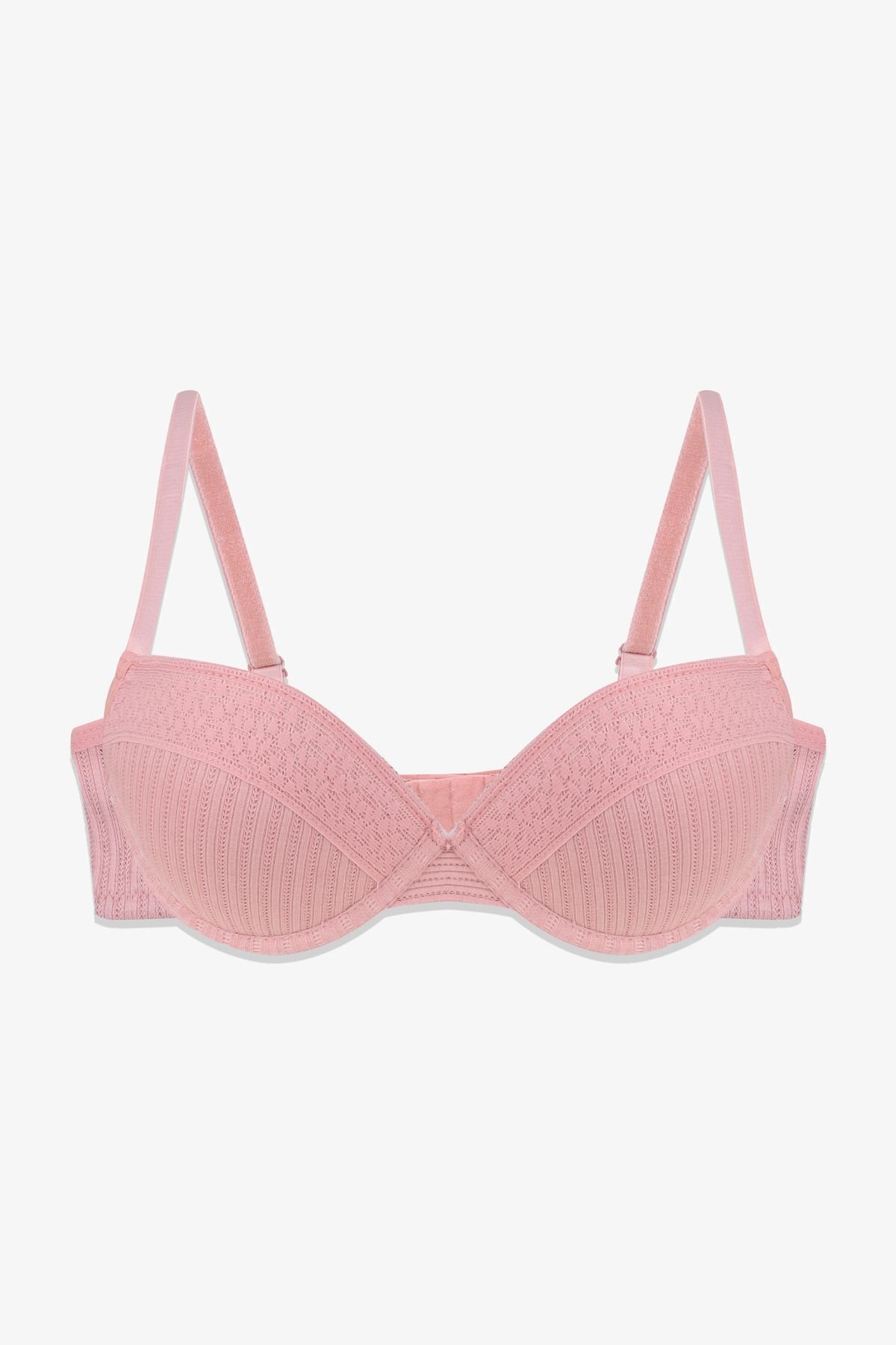Kadın Ajur Kaşkorse Sütyen Pastel - 80B - Pastel - 80B