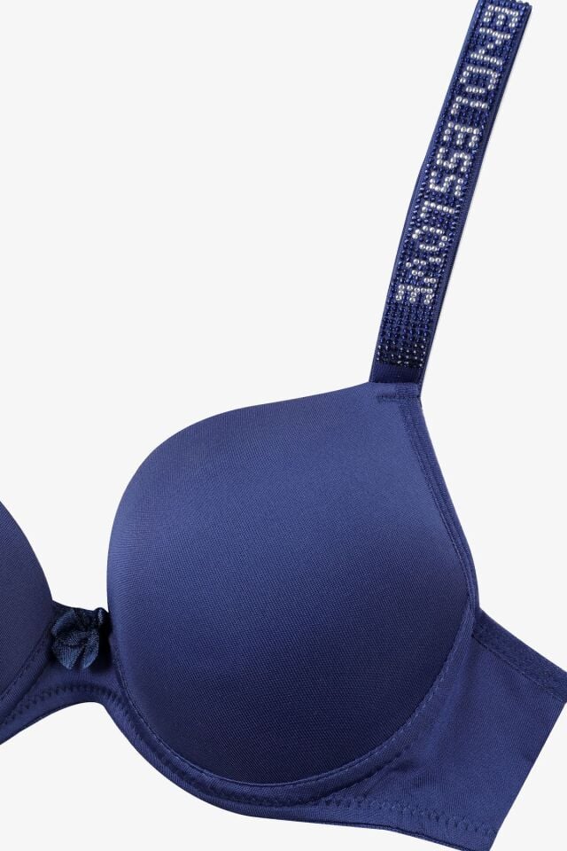 Kadın Taş Askılı Sütyen İndigo - 90B