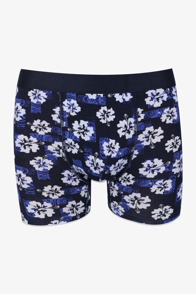 Erkek 2'li Pamuklu Likralı Boxer KO9178-1 - XL
