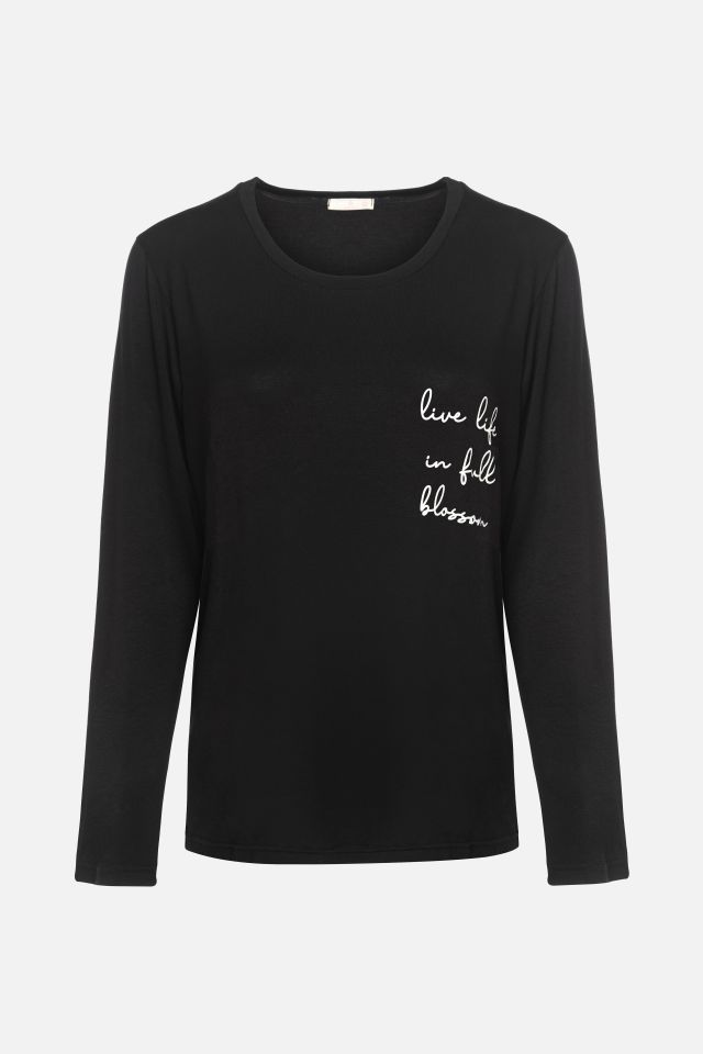 Kadın Baskılı Yaprak Desenli Yumuşak Dokulu Viskon Pijama Takımı