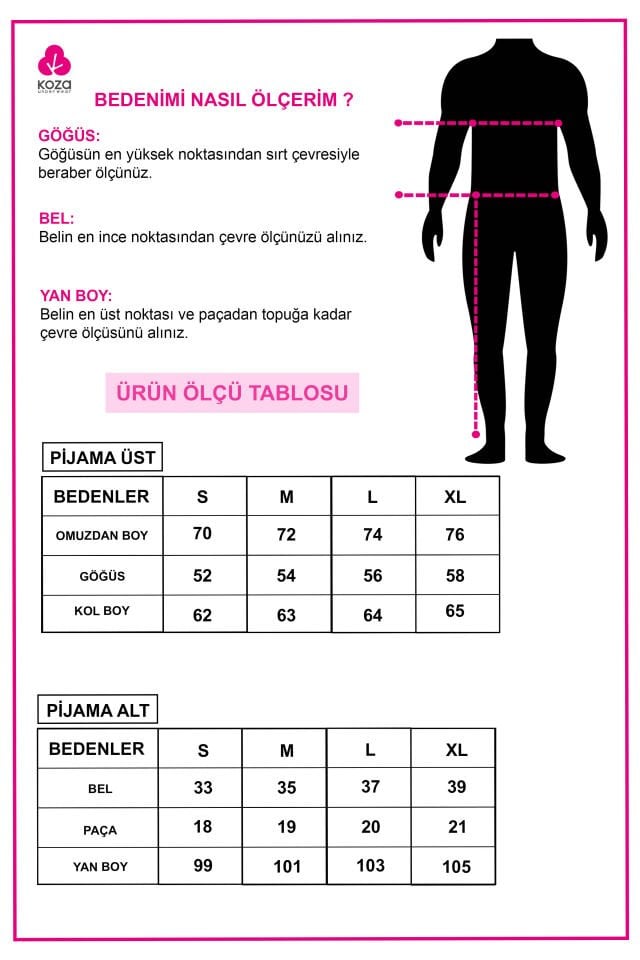 Erkek Pamuklu Uzun Kollu Üst Baskılı Alt Desenli Cepli Pijama Takımı XL - Sarı - Vizon