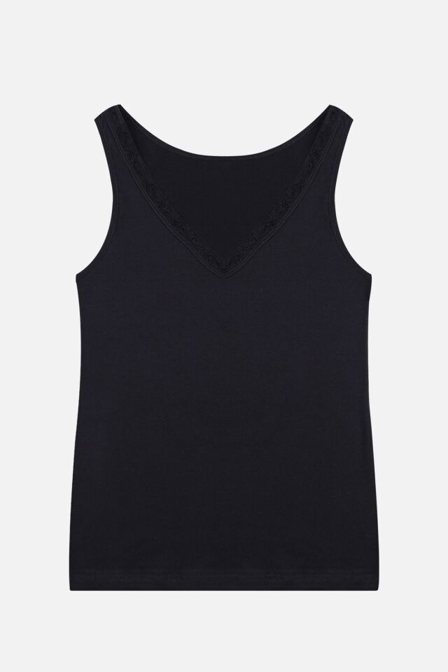 Kadın 2'li Dantel Detaylı Atlet