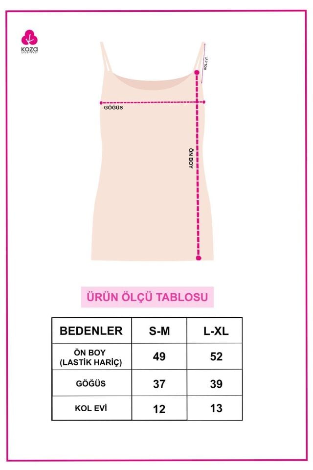 Kadın Ayar Askılı Lazer Kesim Atlet Ten - S/M - Ten - S/M