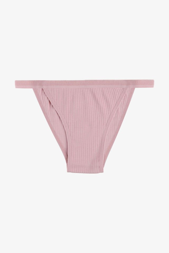 Kadın Fitilli Pamuklu Lastikli 3'lü Külot